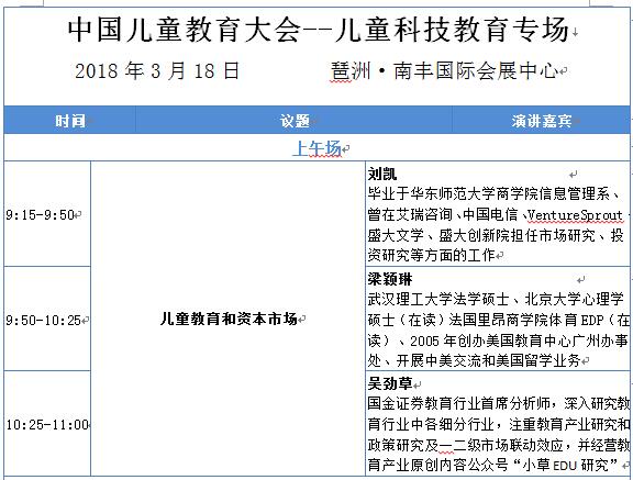 2018中国儿童教育大会通知函