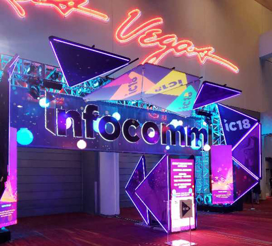 参展InfoComm USA 2018 ,佐西卡绽放投影配件专家风采