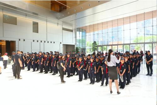 粤港澳湾区青少年制服团体交流营迎党97周岁生日