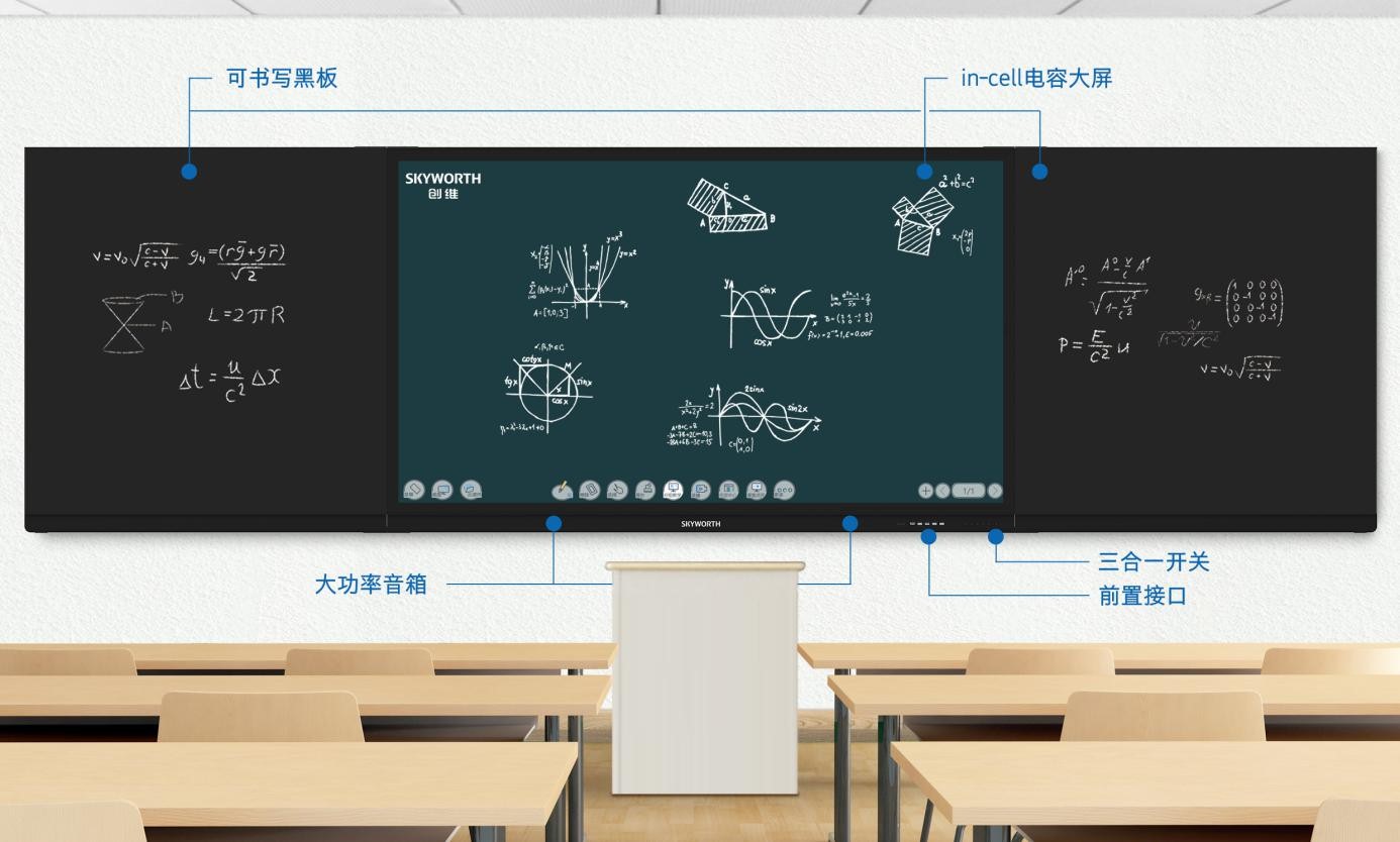 颠覆传统触控 创维光电in-cell智慧黑板引领教育未来