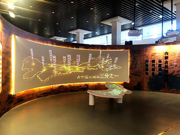 NEC高端商务投影现身内蒙古长城主题文化展