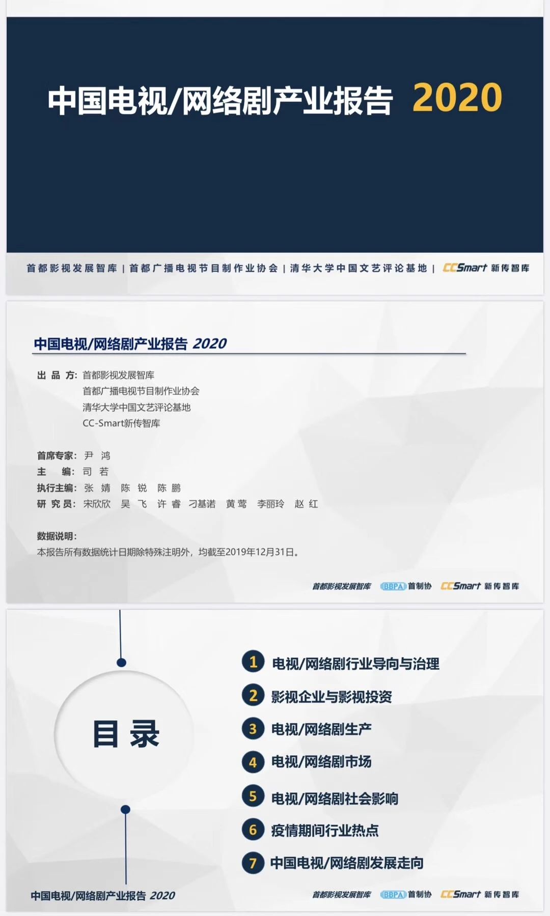 中国电视/网络剧发展报告（2020）
