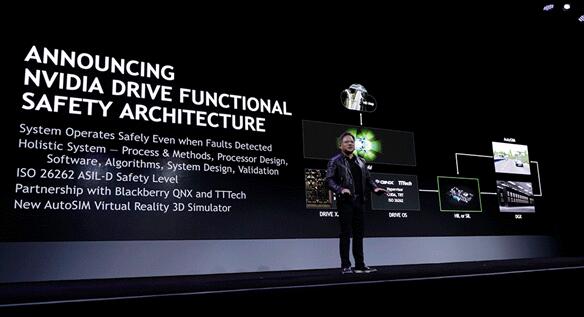 NVIDIA 发布全球首款功能安全型AI 自动驾驶平台