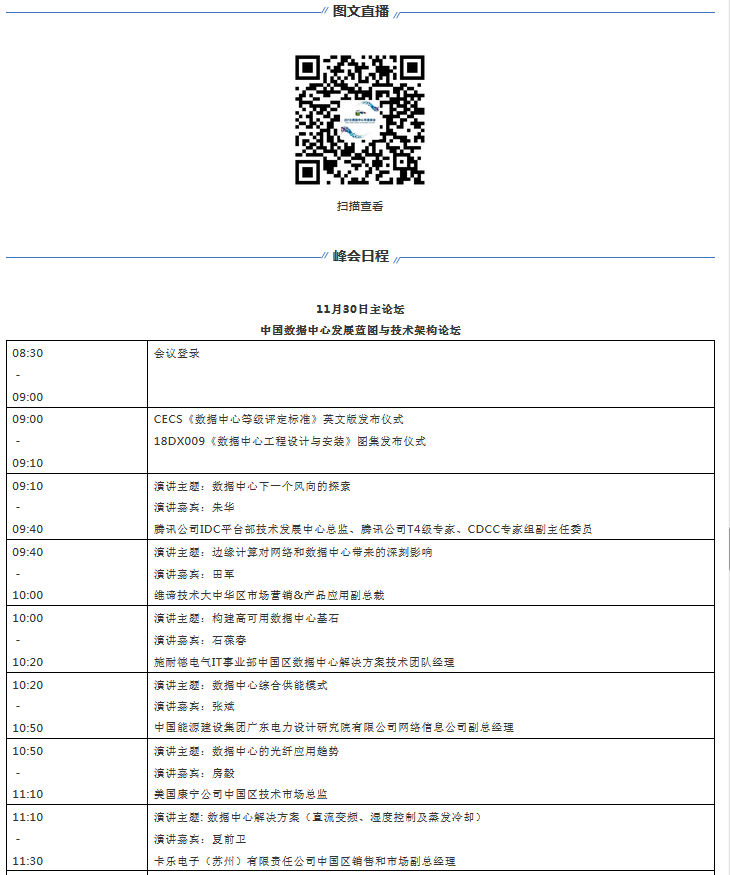 2018数据中心年度峰会盛大开幕！踏浪前行谱华章，砥砺奋进绘蓝图