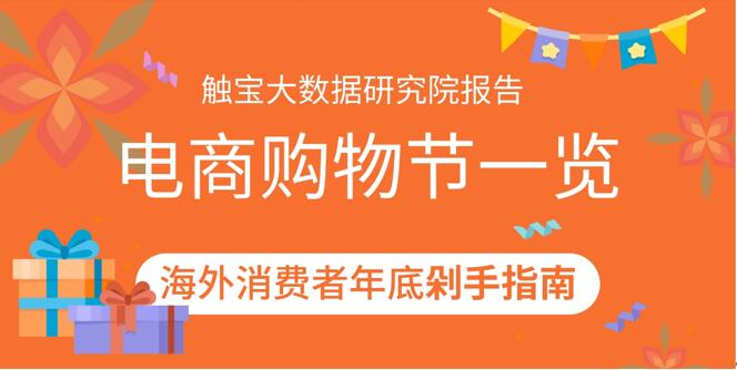 触宝大数据研究院报告：电商购物节一览|海外消费者年底剁手指南