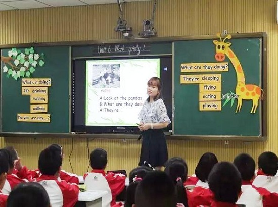 碧海扬帆视频展台打破常规英语教学，带动全新教学模式