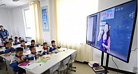 宁夏部分学校通过一根网线撑起共享教育