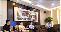 深圳市九洲电器有限公司董事长到访创显科教