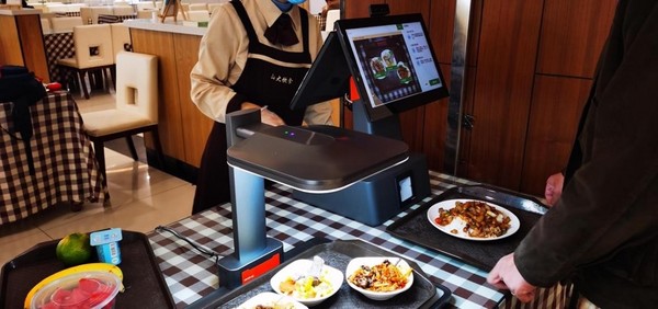 新中新智慧收银系统，用AI菜品识别技术让智慧食堂结算更加高效