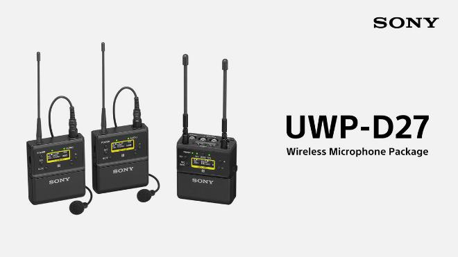 索尼新型UWP-D无线麦克风系列，让声音与内容一样精彩呈现