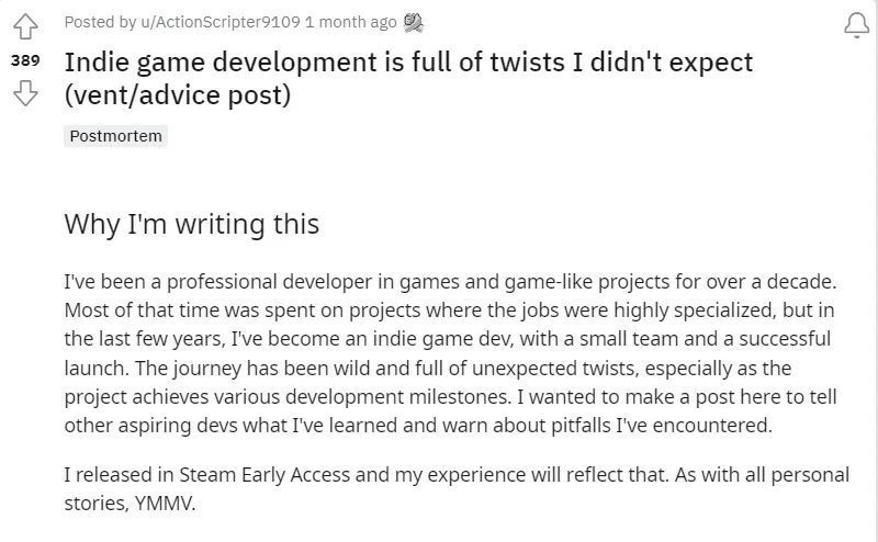 开发者反思：独立游戏开发，究竟是逐梦还是天坑？